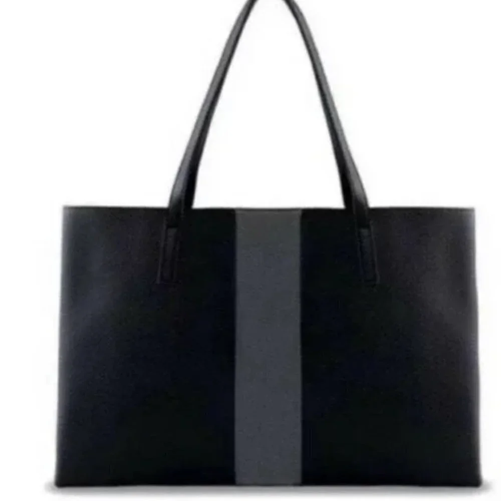 VINCE CAMUTO Vegan Leather Luck Tote black